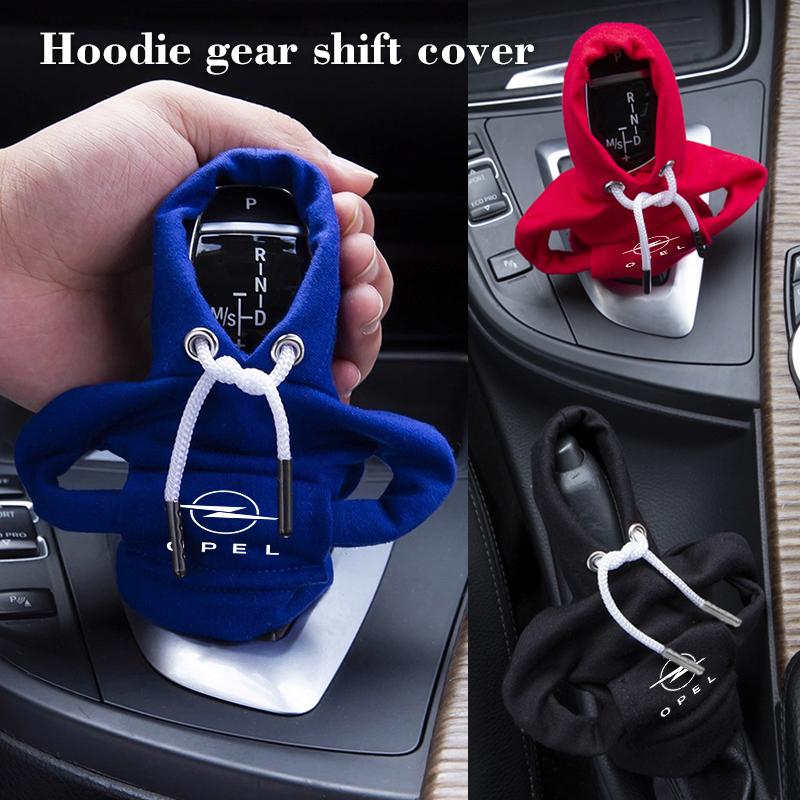 AAJC1 Car Styling Gear Shift Hoodie Cover Shift Cover Gear Handle Decoration For Opel Insignia Corsa Zafira Meriva Mokka Astra H K C D