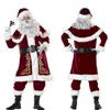Christmas Costume Adult Men's and Women's Santa Claus Christmas Dress Christmas Couple Performance Costume