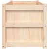 Vidaxl Donica Ogrodowa, 90X50X50 Cm, Lite Drewno Sosnowe
