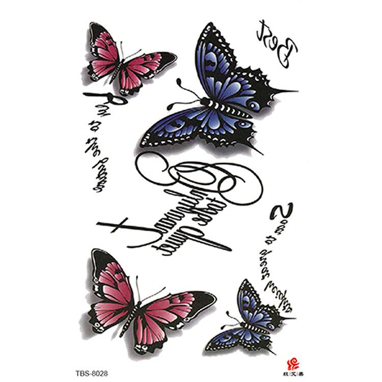 High Quality Waterproof Women's Sexy Flower Animal Tribal Temporary Body Art Tattoos Tattoo Stickers