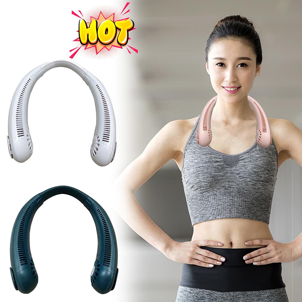 Подвесной шейный вентилятор, портативный охлаждающий вентилятор, безлопастной шейный вентилятор, USB-перезаряжаемый портативный шейный вентилятор для дома, офиса, путешествий, спорта