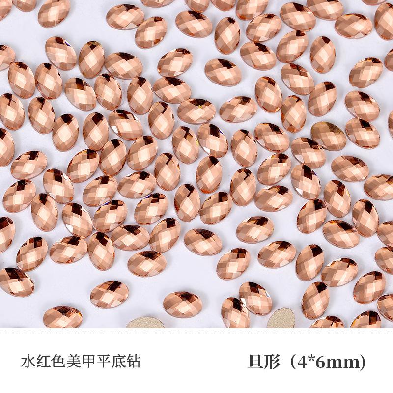 Water Red Nail Art Diamond Mixed Flat Bottom Special-Shaped Diamond Glass Crystal Diy Glass Nail Art Jewelry