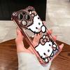 Case For Samsung Galaxy S26 S25 Ultra A57 A56 A16 A54 A55 A07 A35 S24 S23 Ultra Plus FE 5G Soft Hello Kitty Shockproof Casing