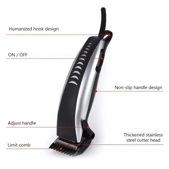 Электрическая проводная машинка для стрижки волос, домашняя бритва для взрослых, резак, парикмахерский триммер для детей