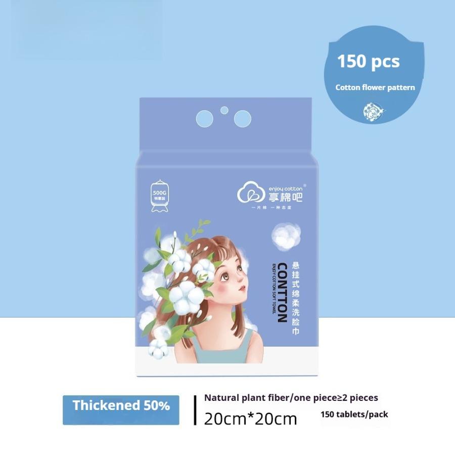 30/50/100 шт./уп. Хлопковое полотенце Бамбуковое волокно Полотенца для лица Натуральные Одноразовые Салфетки для умывания для Лицевых салфеток Мягкие Впитывающие Экологичные Чистящие полотенца