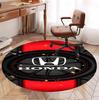 Honda Pattern Round Rug, Indoor/Outdoor Mat, for Picnic, Gameroom, Bedroom, Office, Living Room, Home Decor Carpet, Birthday Gift