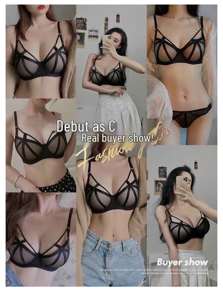 Pure Sexy EU/US Style Thick Push-Up Bra: Enhances Small Bust, Anti-Sagging, with Underwire and Side Support.
