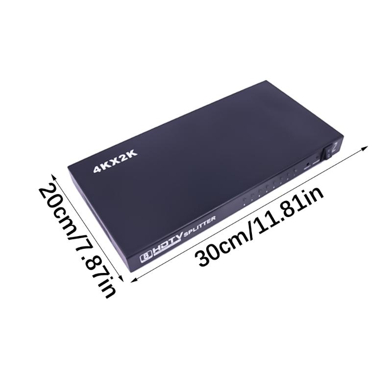 1x8 HDTV Распределительный усилитель с выходом в разрешении 4K60Hz Интеллектуальное переключение для игровых консолей и ПК