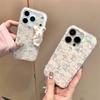 Plush Flower Rabbit Phone Case for iPhone 14/15/16/17 Pro Max
