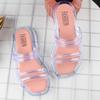 Женские летние прозрачные сандалии с противоскользящей подошвой для женской верхней одежды