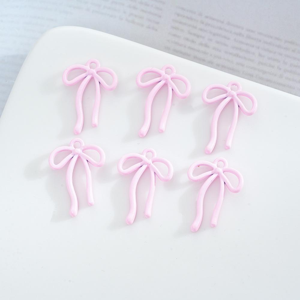 Подвеска-кулон в виде лука-стримера из сплава, Ювелирные изделия, Сделай сам, Ручная работа, Браслет, Ожерелье, Подвеска, Материал для аксессуаров