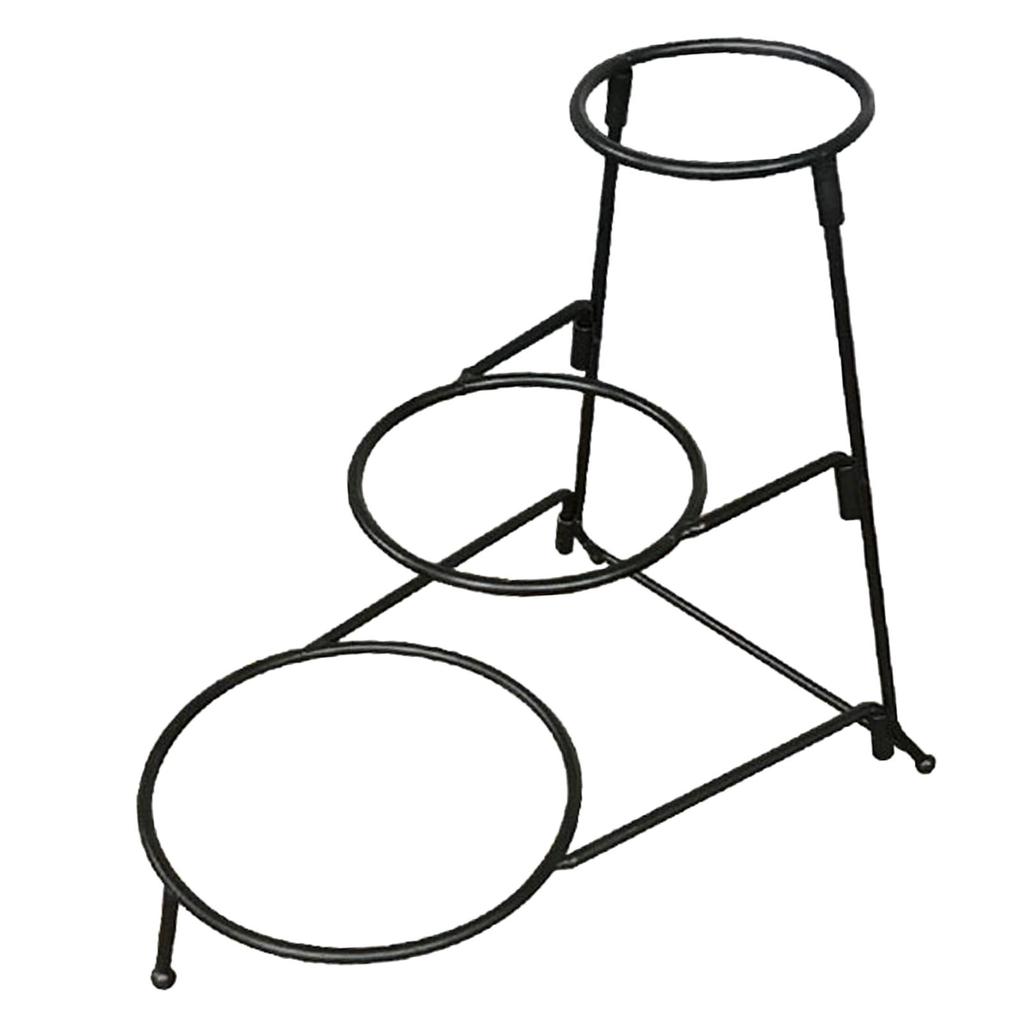 Подставка для тарелок, подставка для сервировочных подносов, 3-слойный органайзер, держатель для тарелок, металлическая подставка для десертного подноса, фруктовая тарелка