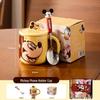 Disney Керамическая кружка Микки и друзья с подставкой для телефона и ложкой