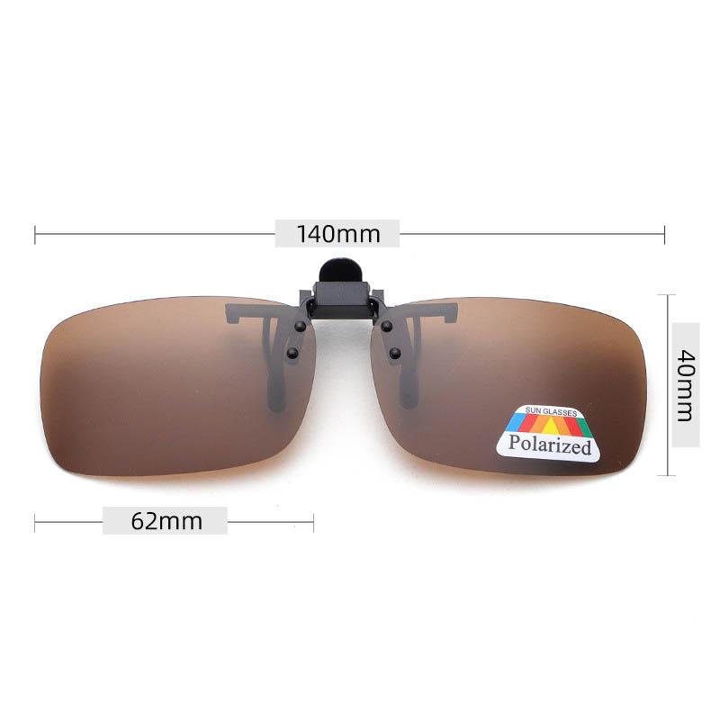 Good Driving Glasses Clip-on Polarized Sunglasses Eyewear Day Night Vision UV400 Unisex Flip-up Lens Sun Glasses Fashion Riding Sunglasses