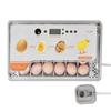 Digital Egg Incubator 20 Eggs Poultry Hatcher with Auto Egg Turning Temperature Control LED Light