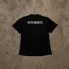 Оригинальная черная футболка Vetements Staff M Унисекс