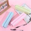 Silicone Pencil Case Large Capacity Cosmetics Storage Bag Durable Pen Bag  Gift