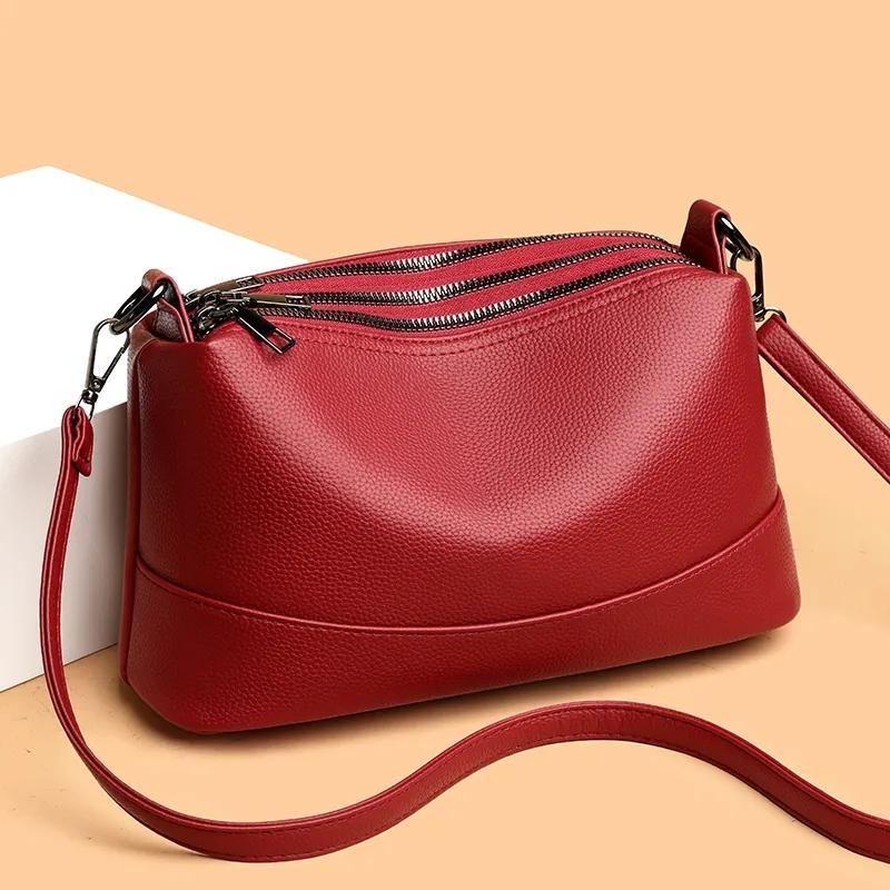 New Fashion Women PU Leather Handbags Women's Bags Designer Female Shoulder Bags Luxury Brand Ladies Messenger Bag
