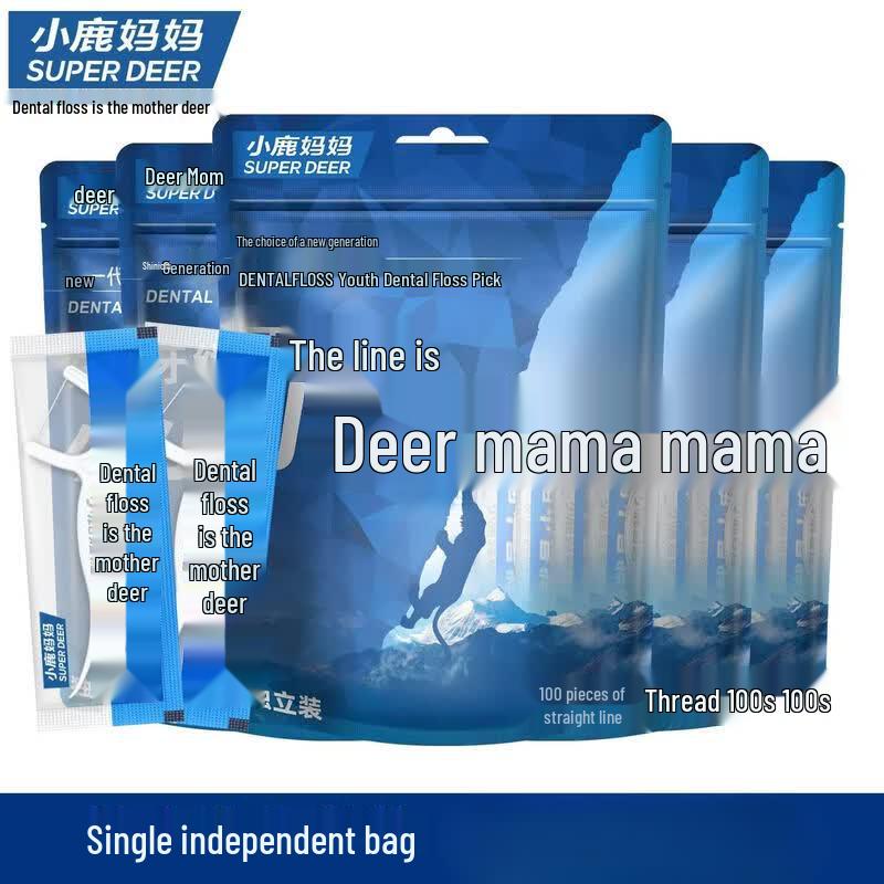 FAWNMUM Портативные зубные нити-зубочистки