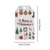 100 шт. Рождественские бирки бумажные веселые подарочные упаковки для рождественских елок