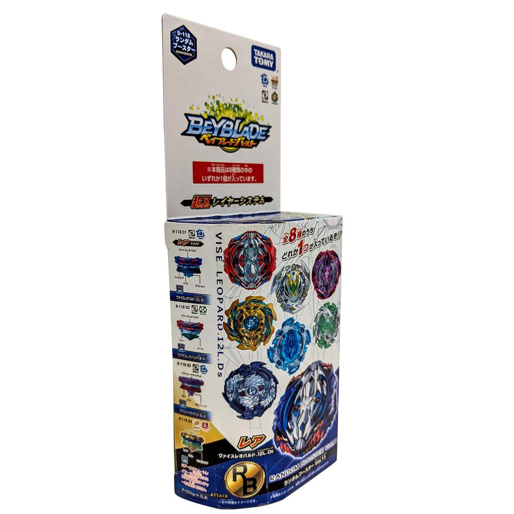 Beyblade Burst Random Booster Weiss B-118 Vol.11 Leopard.12L.Ds