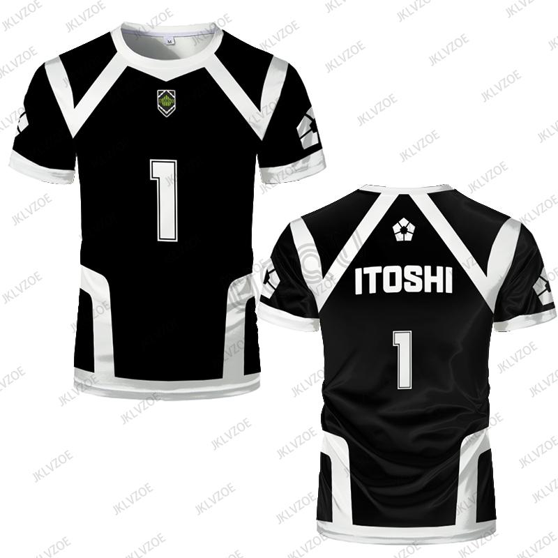 Japanese Anime Blue Lock Season 2 New Isagi Football Jersey Women Men Short Sleeve Tshirts Cosplay Bachira No.16 Tees Casual Top