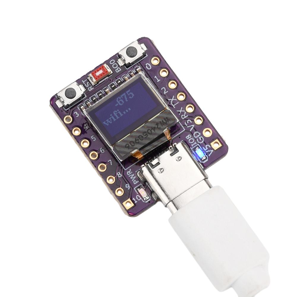 ESP32-C3 0,42-дюймовая OLED-плата разработки с белым светом, Wi-Fi, Bluetooth, керамическая антенна, Type-C, ESP32, для Arduino