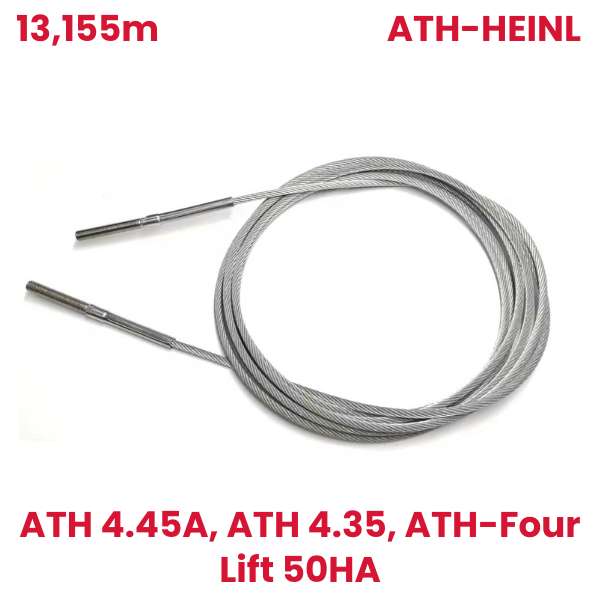 Ath-Heinl Replacement: Steel Cable 13.155 of Ath 4.55A / Ath-Four Lift 50Ha Four-Post Lift