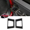 Black Wood Grain Rear Door Handle Cup Holder Panel Trim Cover For Ford F150 21+