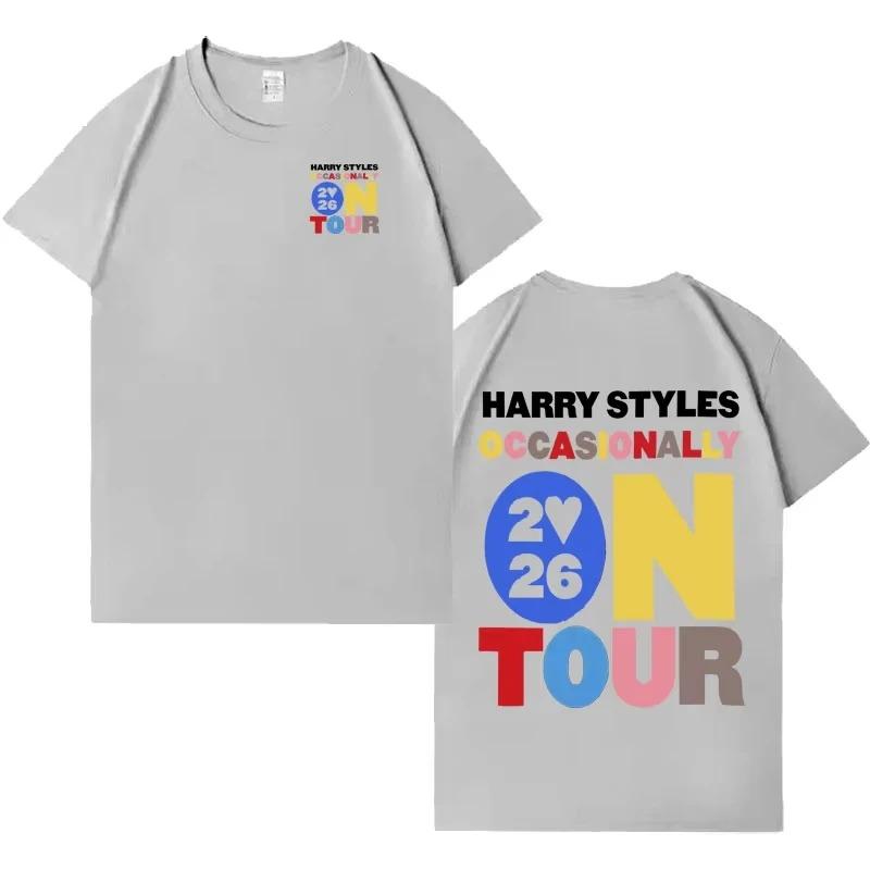 Popular Singer Harry Styles Love On Tour Pure Cotton TShirt Unisex Fashion Casual Short Sleeve Daily Graphic Tee