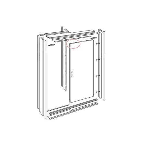 DAIKEN Lacra Close Body for Sliding Doors, Heavy Duty, J, June 2014 Onwards (PQDDKB033J)