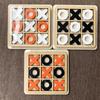 Parent-Child Interaction Wooden Board Game XO Tic Tac Toe Chess Funny Developing Intelligent Educational Toy Puzzles