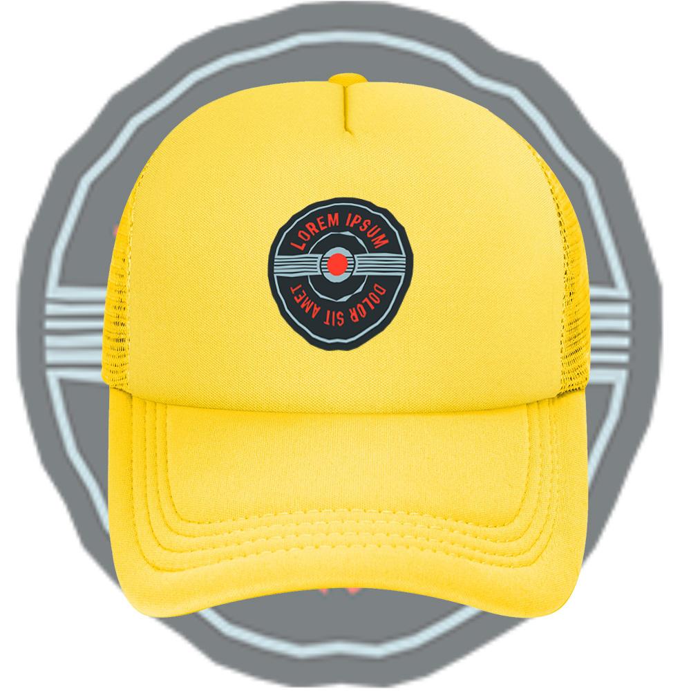 Circle geometric abstract design badge style Baseball Cap Anime Graphic Hats Adult Unisex Women Sports Outdoor