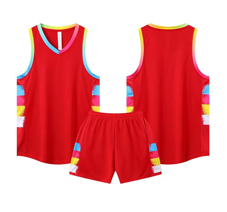 New Basketball Jersey Set, Game Jersey, Boys' Children'S Primary School Students' Training Jersey, Sports Vest, Women'S