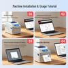 Термопринтер этикеток Gprinter GP-1324D Штепсель CN (адаптер в комплекте)