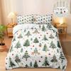 Christmas Tree Bedding Set 3D Printed Duvet Cover Set Single Twin Double Size Home Decor Duvet Cover Set Christmas Gift For Kids