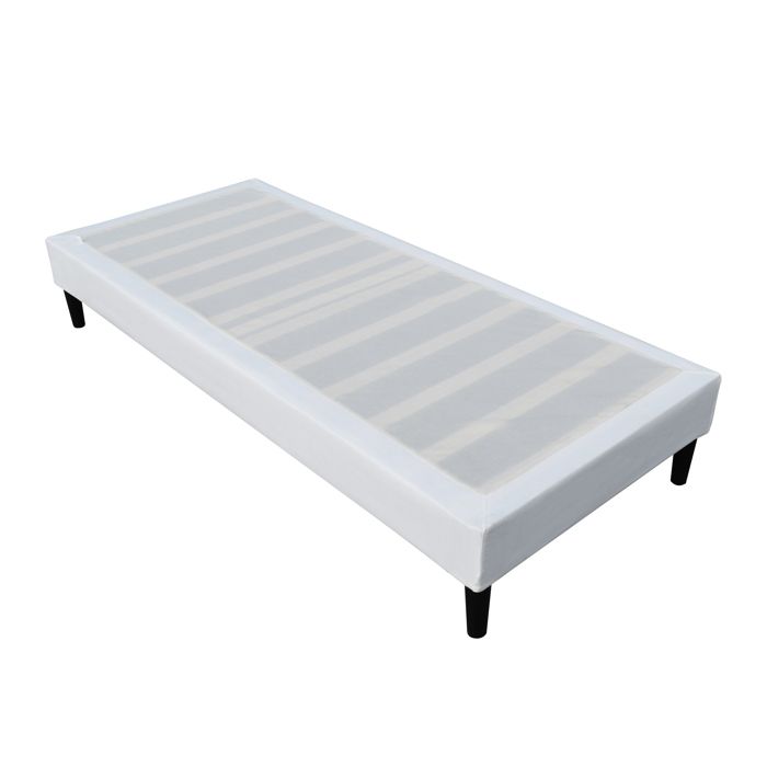 Sommier - NUITS D'OR - 80x190 cm - Déhoussable - Housse Lavable - 13 Lattes en Peuplier