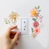 Fresh and Elegant Floral Switch Stickers, Home Wall Decoration Stickers