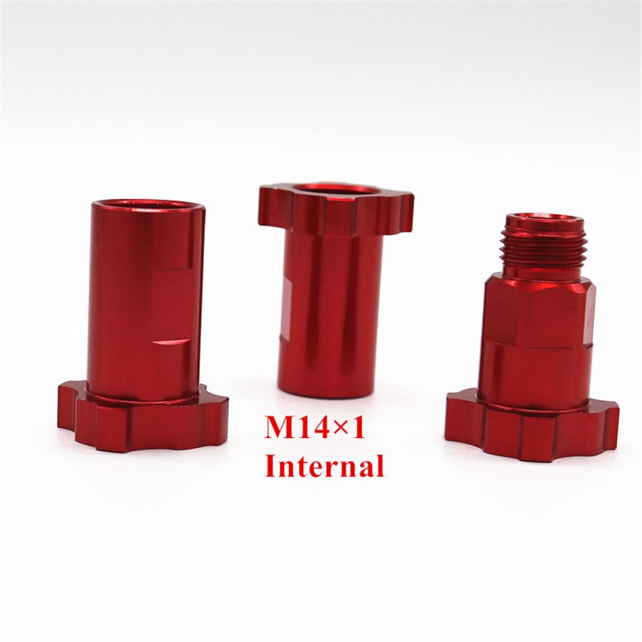 Red M14 X 1.0mm Internal Thread Adapter For Spray Gun Cup Pot Joints Connector