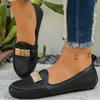 Fashion New 2025 Comfortable Breathable Flat Heel Single Shoes Flat Soft Leather Non-slip Women's Shoes