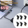 65 Вт Ноутбук Женский Штекер Type-C Мужской Разъем Питания Ноутбука Адаптер Питания Ноутбука Аксессуар Ноутбука