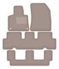 Бежевые велюровые коврики для: Citroen C4 Grand Spacetourer 7-местный (2013-2021)