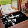Anti‑Slip Crystal Velvet Floor Rug, Elvis Presley Design Carpet for Indoor Living Bedroom Home Decoration