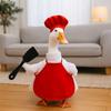 Cartoon Porch Geese Clothes Adjustable Outdoor Geese Dress Pet Transformation Attire  Holiday