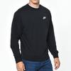 Nike Спортивная клубная флисовая толстовка с круглым вырезом для мужчин, топы, черный цвет BV2666-010