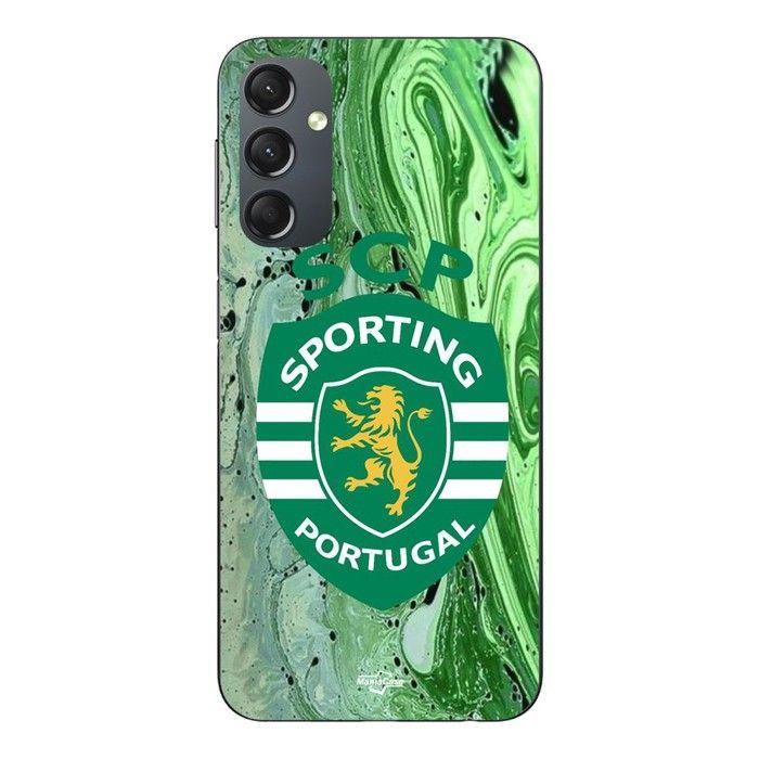 Coque Pour Samsung Galaxy A14 SCP sporting portugal fond vert Maniacase