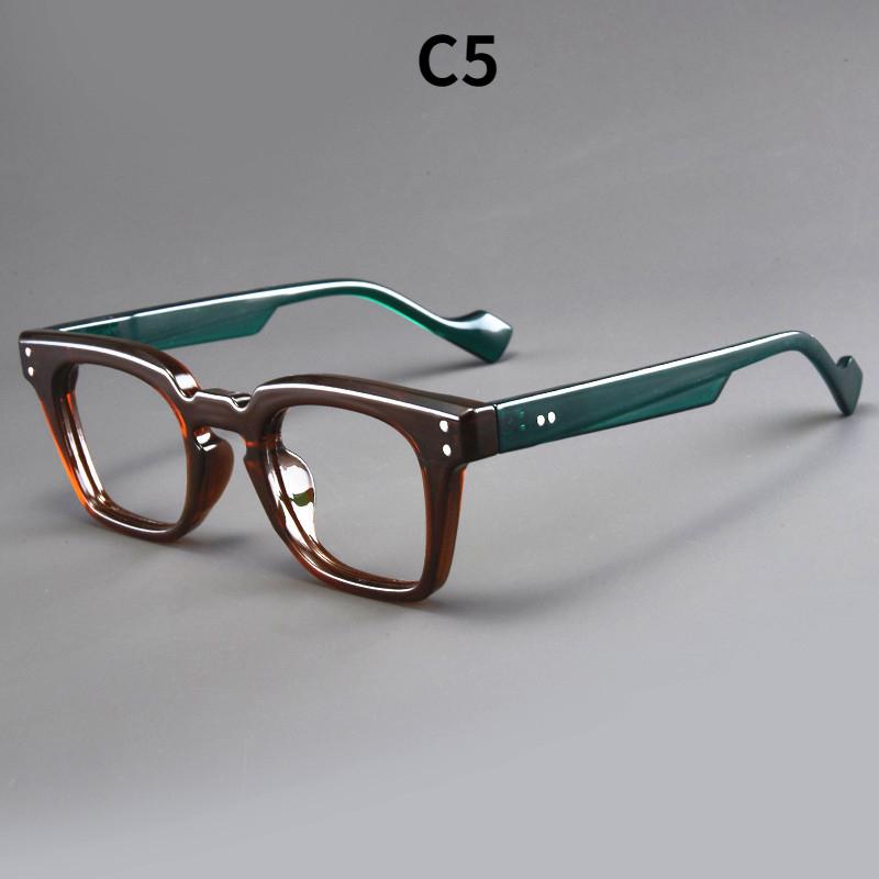 Women's glasses, men's and women's fashion square large-frame glasses