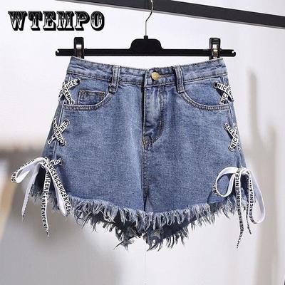 Джинсовые шорты женские короткие джинсы цвета хаки с широкой талией шорты в стиле ретро с высокой талией женские летние