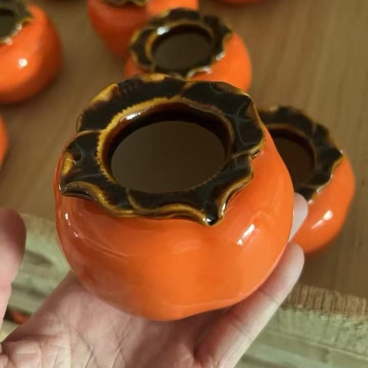 Керамическая конфетница и подсвечник с ароматом хурмы