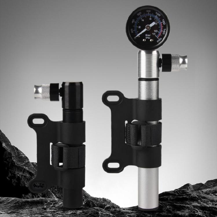 Маленький портативный ручной насос для шоссейного велосипеда 160 PSI Накачиватель шин для велоспорта Велосипедный насос для шин с манометром Велосипедные аксессуары